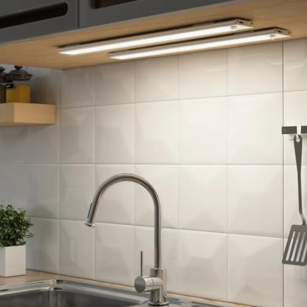 SOAIY Luci Sottopensile Design 40cm | LED Magnetico Ricaricabile 3000mAh