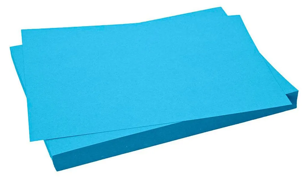 Papier cartonné turquoise 270g pour créations robustes et durables 100p