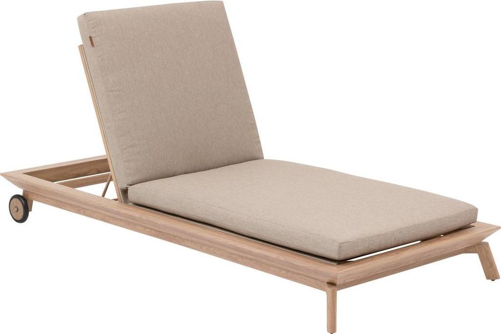 Poolbett "manissa" beige aluminium und polyester - Hespéride