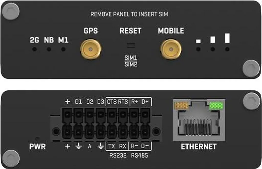 Gateway Teltonika TRB256 multi-interface LTE NB-IoT et Support 450 MHz