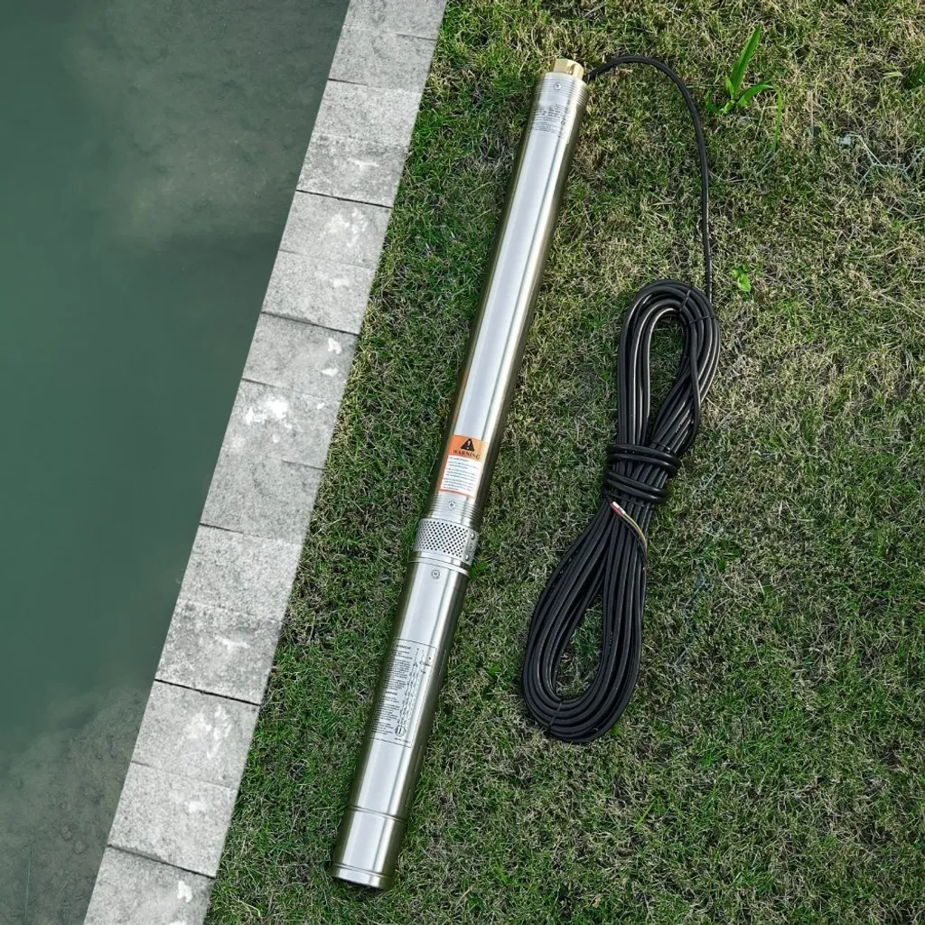 Pompe à Eau de Forage 750W Inox - Solution de Relevage 210 Pieds - 8