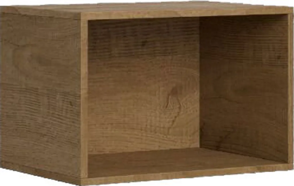 Élément mural ouvert Chêne Nature L60xH40 cm - Rangement Modulable