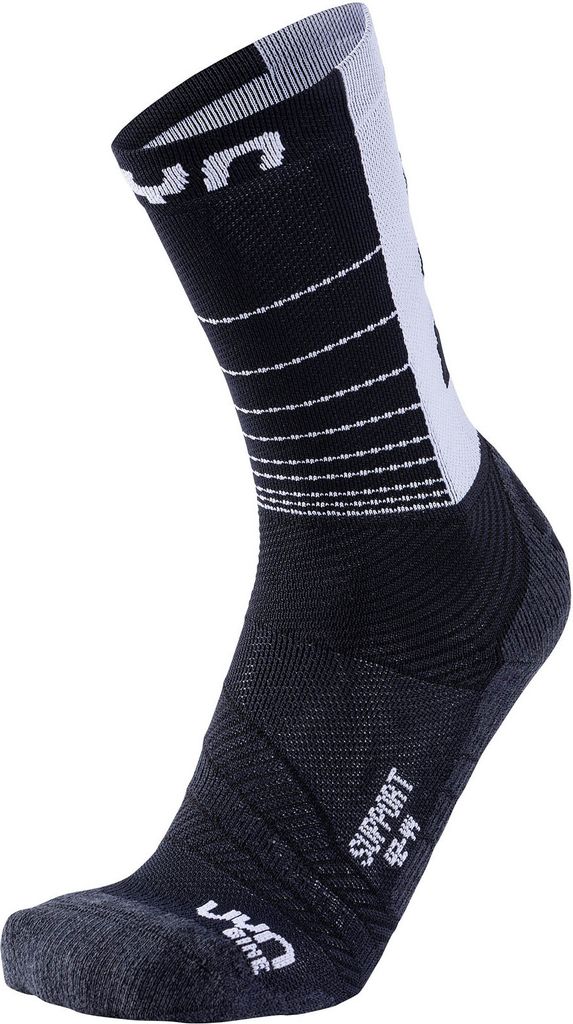 UYN Cycling Support Fahrradsocken Herren black/white 35-38