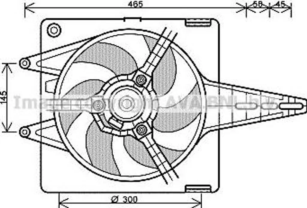 Ventilateur de refroidissement anti surchauffe pour Brava et Marea OE 46457133