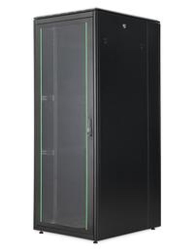 DIGITUS 42HE Netzwerkschrank Unique Light 2053x800x1000 mm schwarz RAL 9005