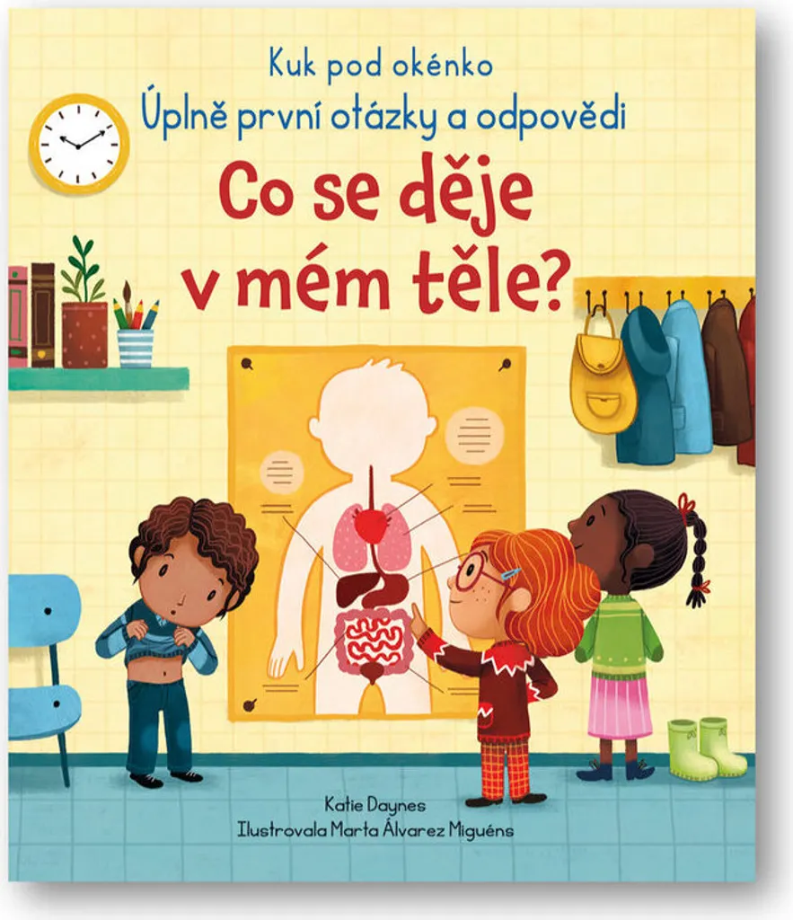Livre éducatif anatomie enfant avec illustrations et rabats