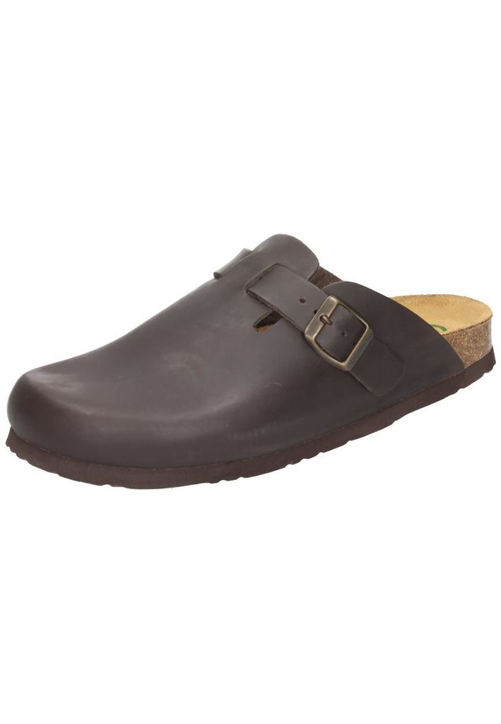 Dr. Brinkmann Nerpio Clogs Weiche Lederdecksohle, Gepolstertes Naturform-Fußbett, Robust und bequem