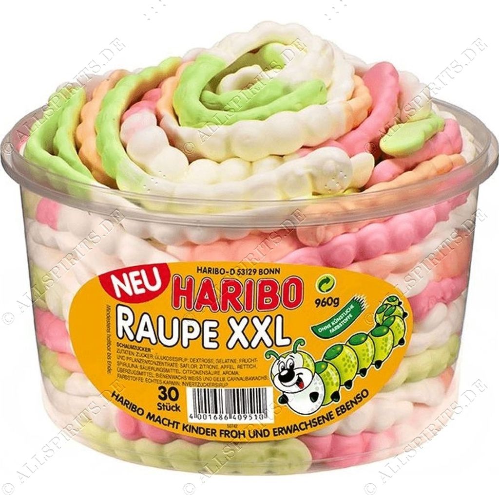 Haribo - Raupe XXL 30 Stck. DOSE Produktbild 17