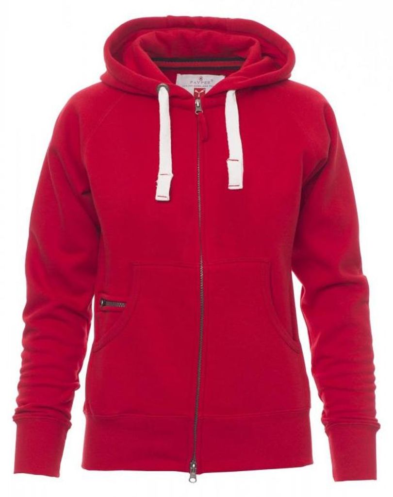 Sweatshirts gebürstet 300gr PAYPER DALLAS+LADY ROT - 000406000103000M