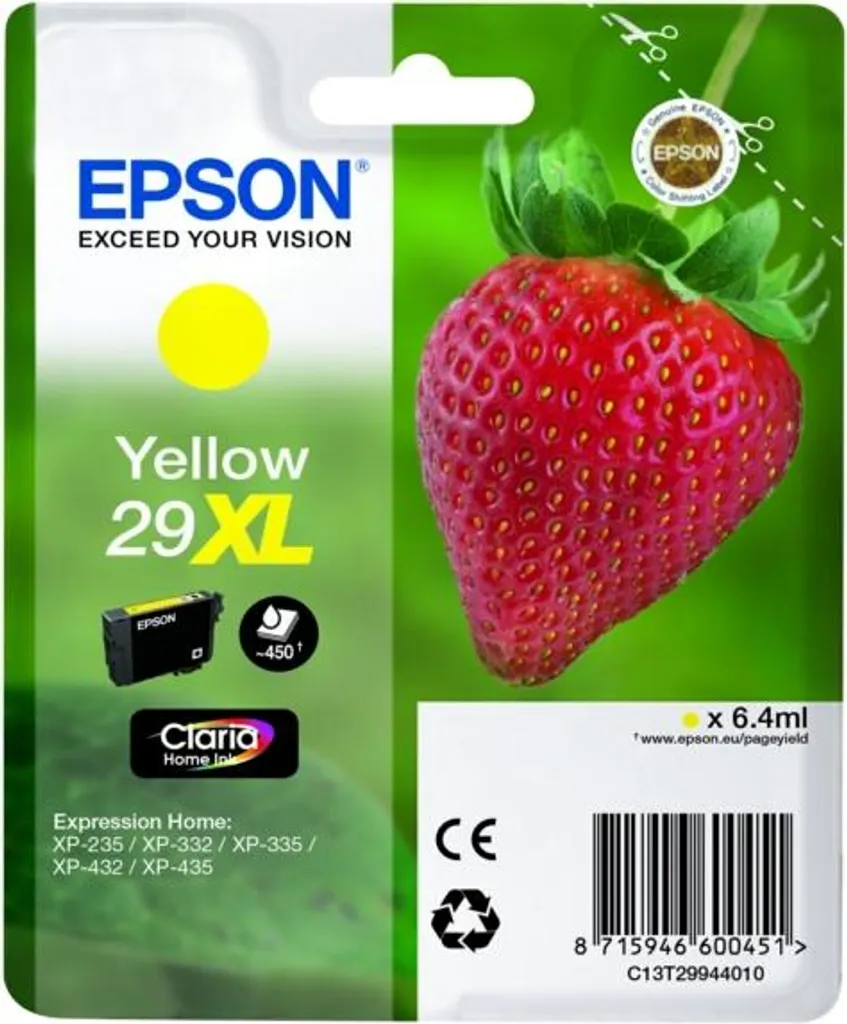 Consommable d'impression jaune Epson T2994 pour gamme Expression Home - 3