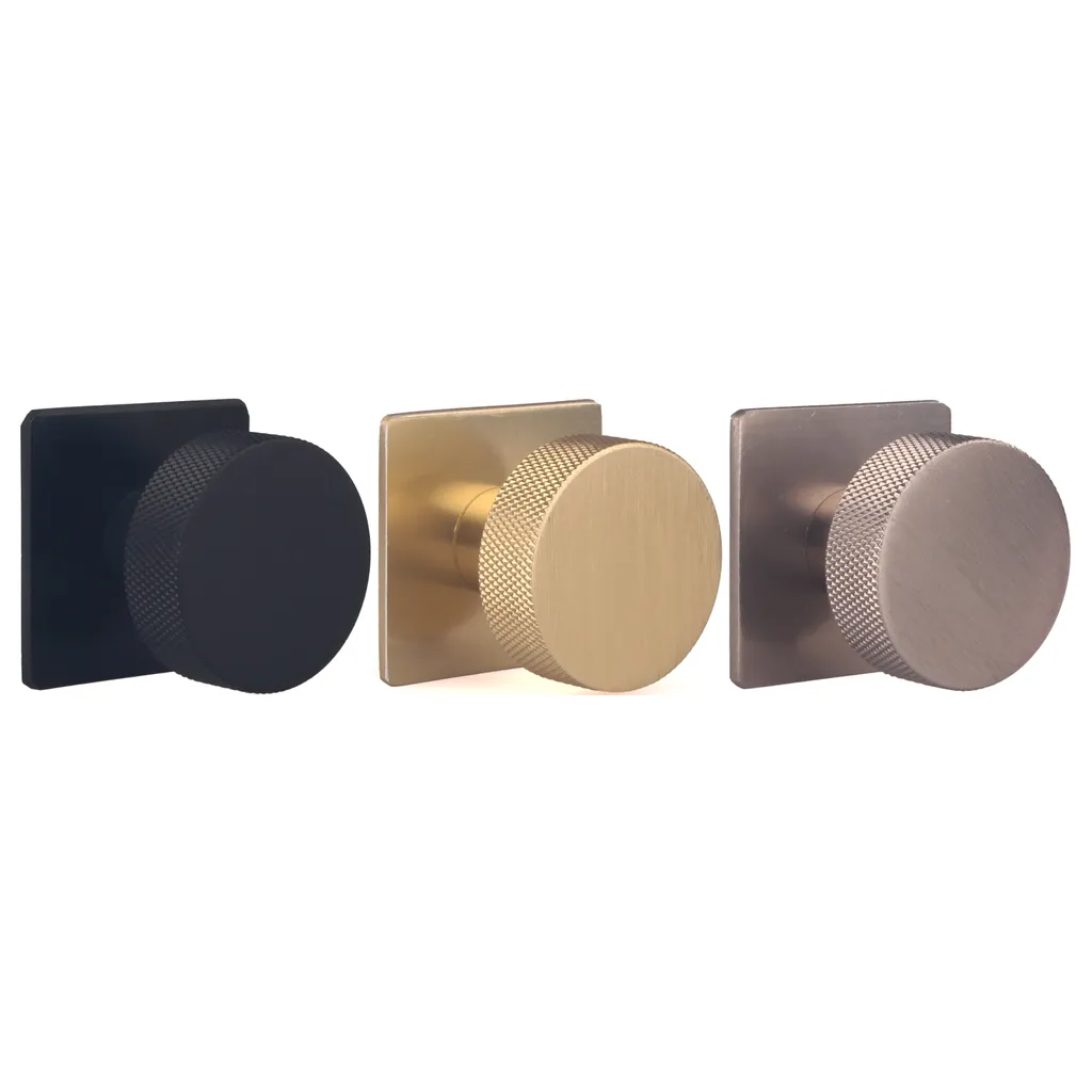 Natural Goods Berlin maniglie per mobili rotonde ACHSE, pomelli per mobili con ⌀35mm, pomelli per armadi adatti a spessori di ante di 15-22mm, maniglie per armadi da cucina, cassettiere, credenze ecc., aspetto acciaio inox, 5 pezzi - 5