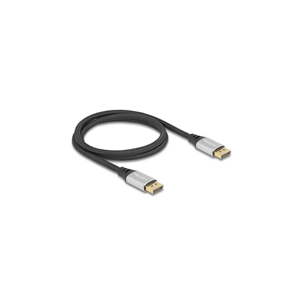 Câble Vidéo DisplayPort Haute Qualité 16K 60Hz Argent de 1m pour Écran