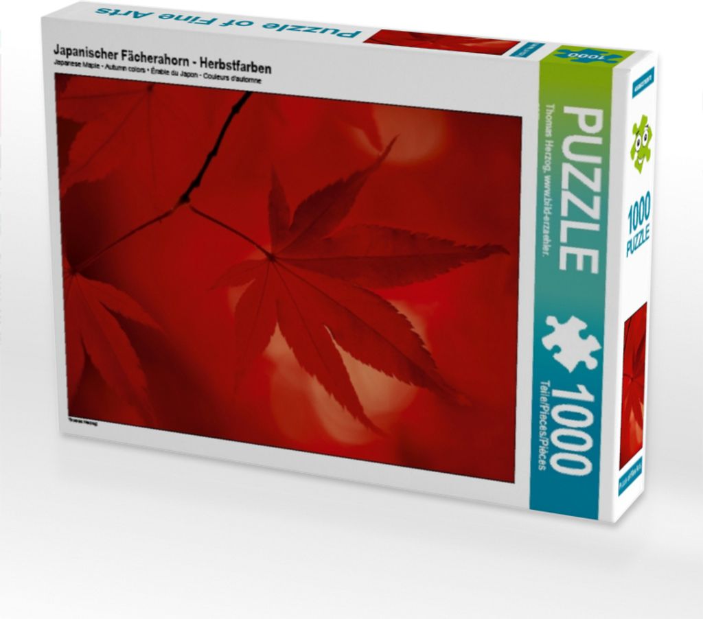 Calvendo Japanischer Fächerahorn - Herbstfarben 1000 Teile Puzzle quer 640x480mm, Herzog Thomas; 7357643