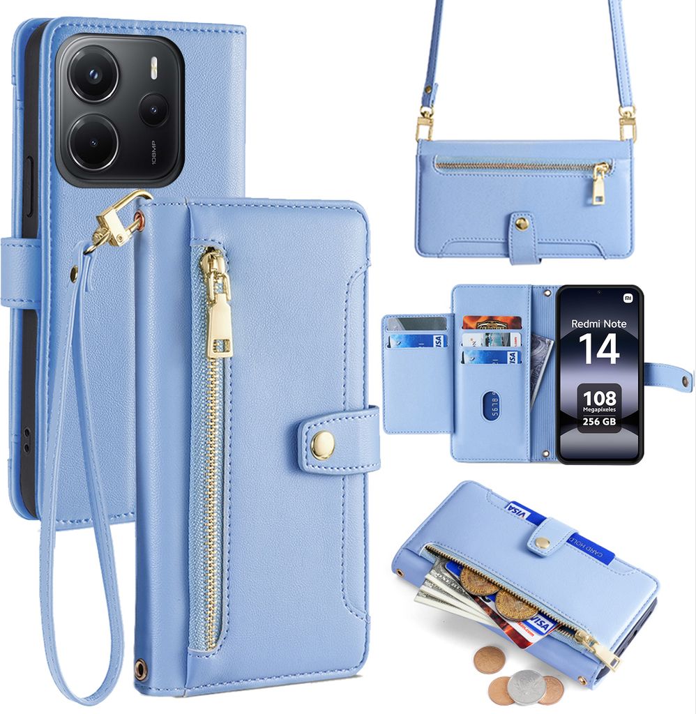 Handykette Xiaomi Redmi Note 14 4G Hülle mit Band Produktbild 