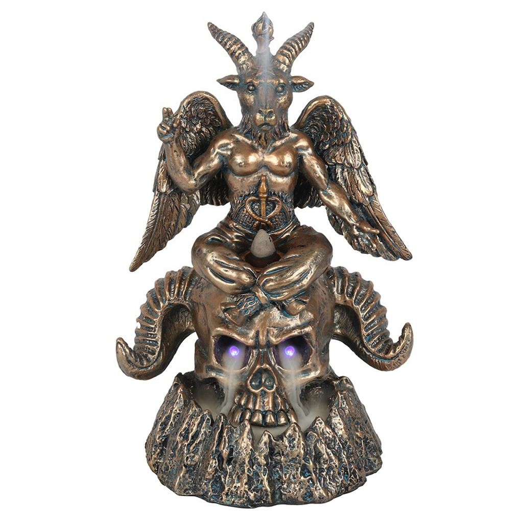 Something Different - Rückfluss-Weihrauchbrenngefäß, Baphomet SD3570 (Einheitsgröße) (Braun)