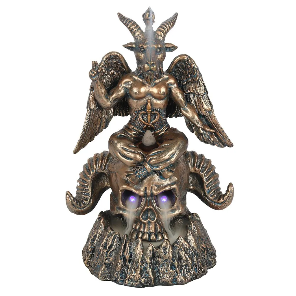 Porte-encens Baphomet à reflux : finie la fumée ordinaire en cascade