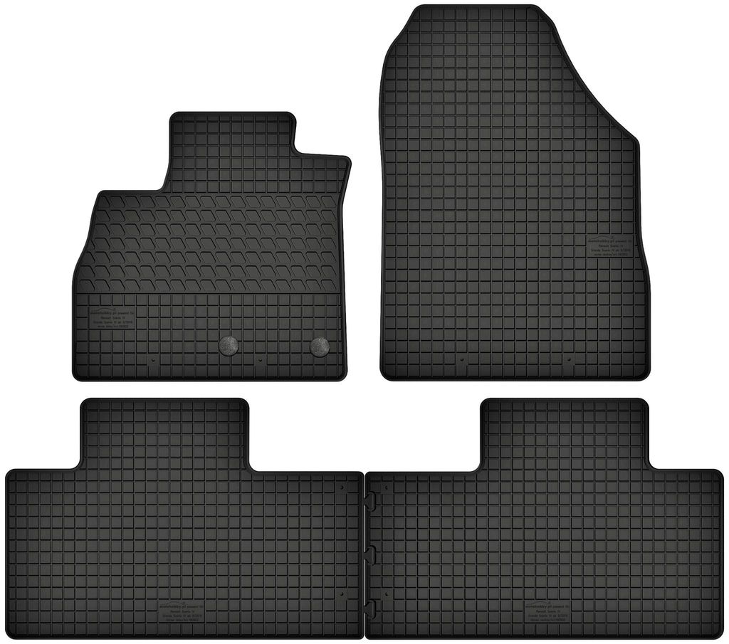 Gummimatten passend für Renault Scenic IV (ab 2015)  Gummi Produktbild 