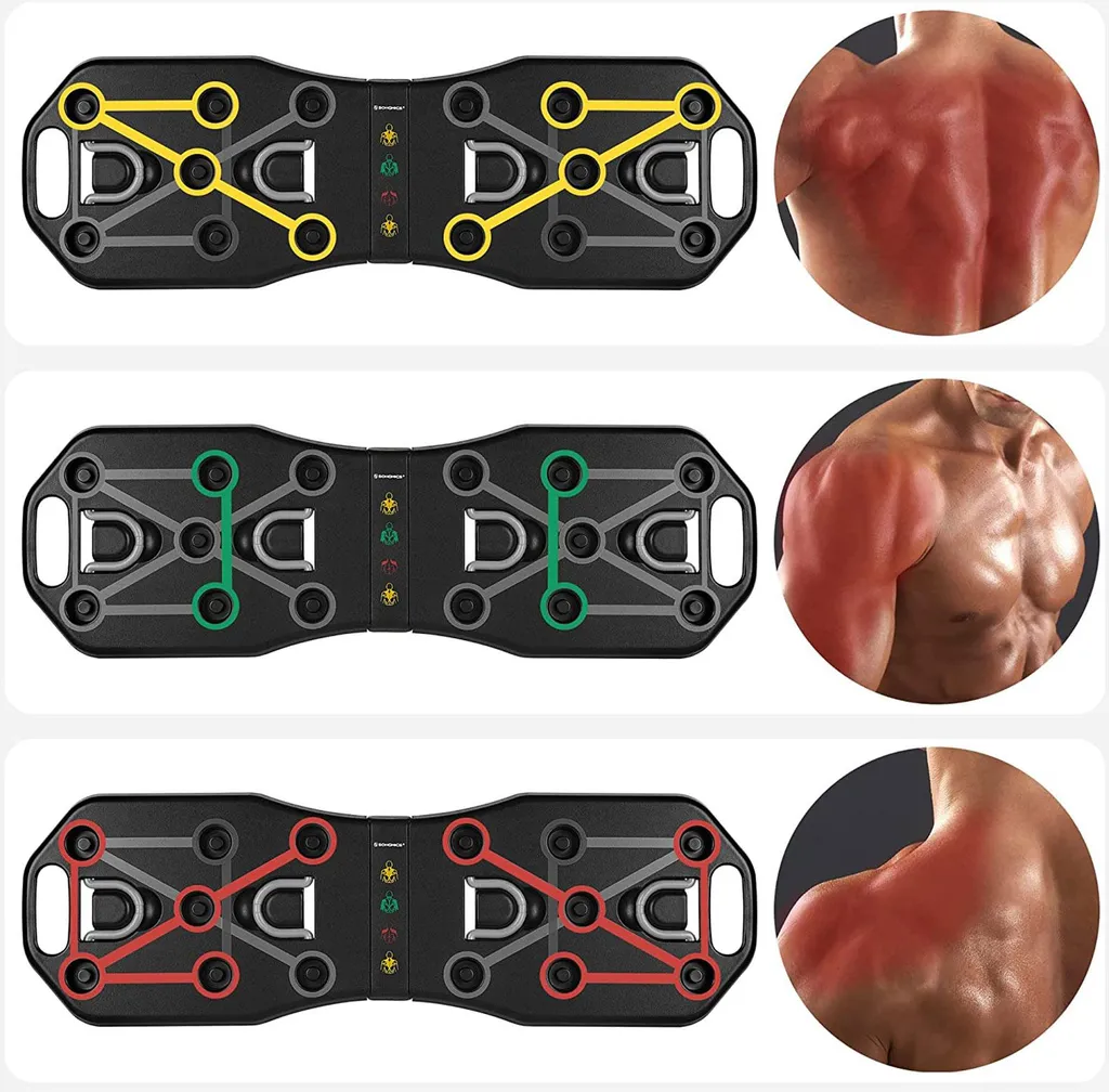 Planche à pompes 9 en 1 avec code couleur et poignées ergonomiques pro - 6