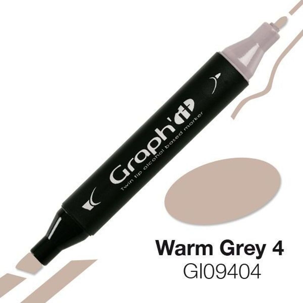 Graph'It Marker mit Doppelspitze - Warmgrau 4 Produktbild 