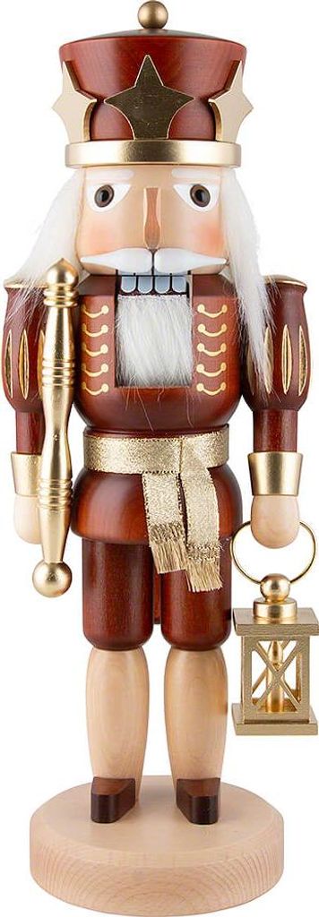 Prinz natur/gold (37,5cm) Nussknacker von Christian Ulbricht