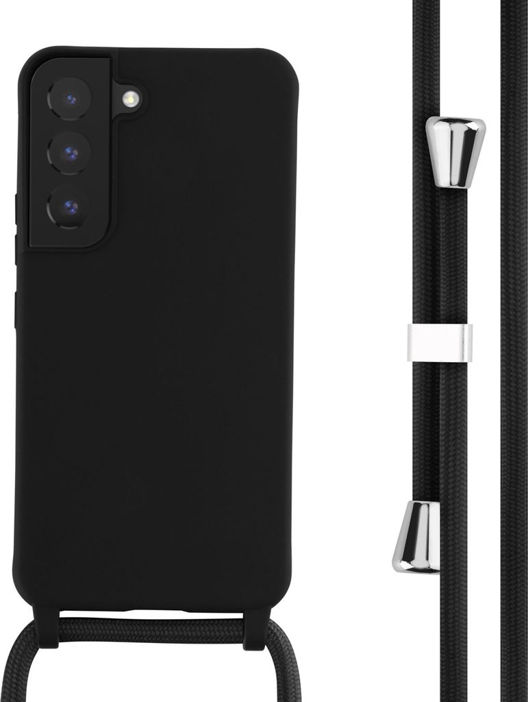 imoshion SilikonHülle mit Band Samsung Galaxy S22 - Schwarz