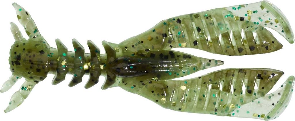 Illex Bleeker Slit Claw 2.2 Gummikrebs Gummiköder 2,7g Green Pumpkin/Chart