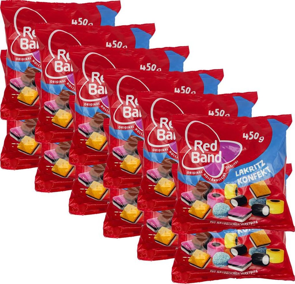 Red Band Lakritz Konfekt Family Beutel 12x 450g Produktbild 