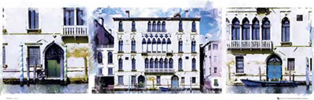 Italy - Slim-Poster - Venice Triptych Venedig