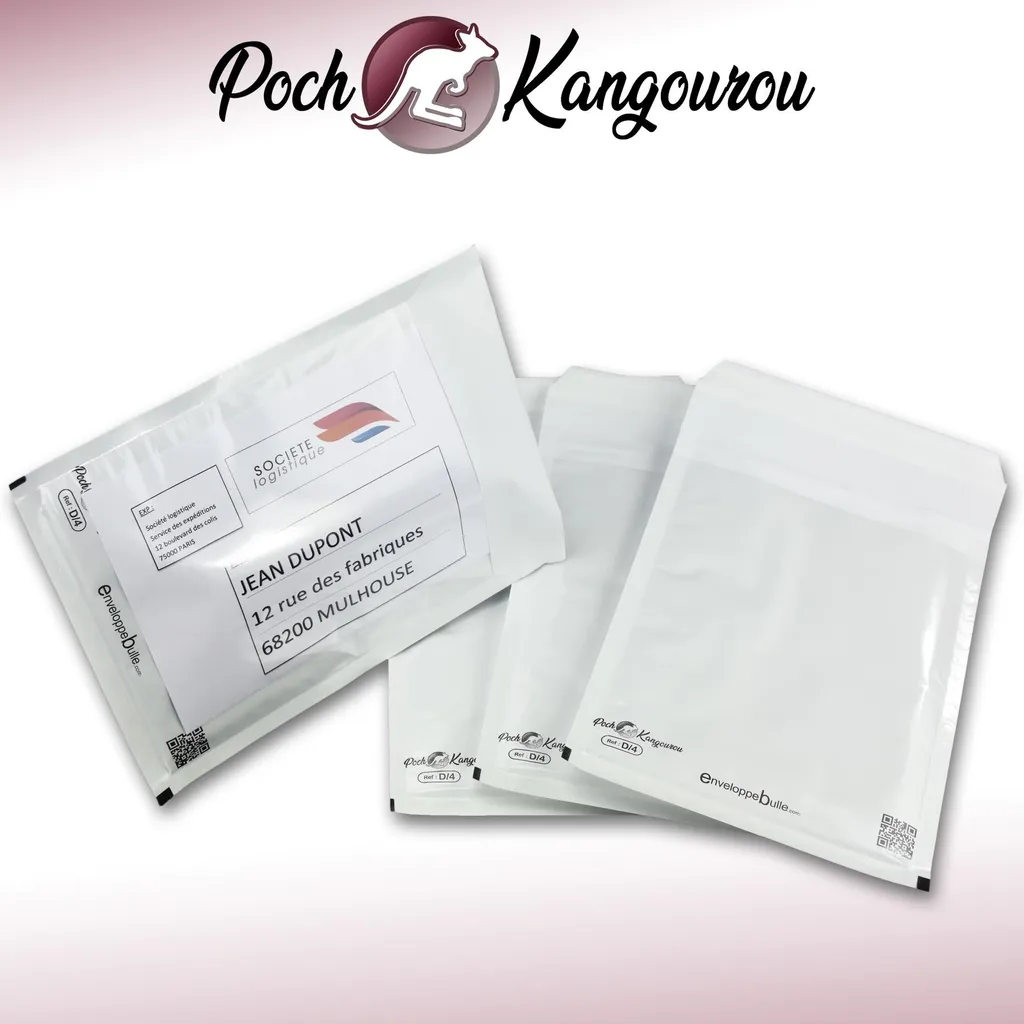 Enveloppe bulles 180x265 mm avec poche Kangourou intégrée - Lot de 200