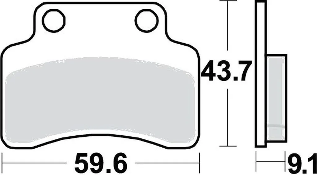 Plaquettes de frein Mash Bibob 50 2T 2015 2016 - Friction stable Pamoto