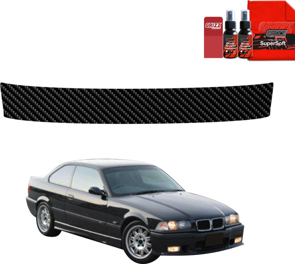 Kohlenstoff Schutzfolie Grizz Protector für Ladekante - BMW 3 E36 Coupe (1991-1999)