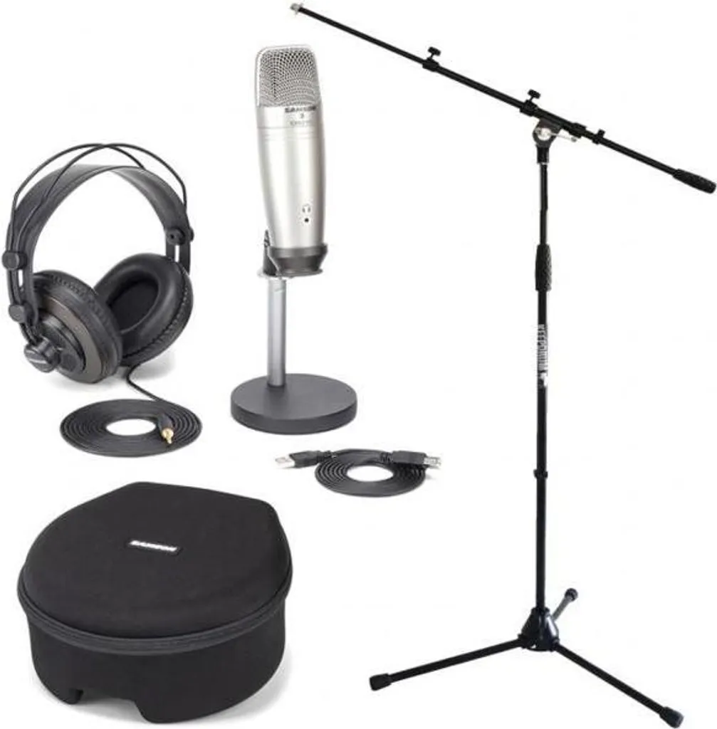 Pack Podcast Samson C01U Pro pour Enregistrement Voix et Streaming PC