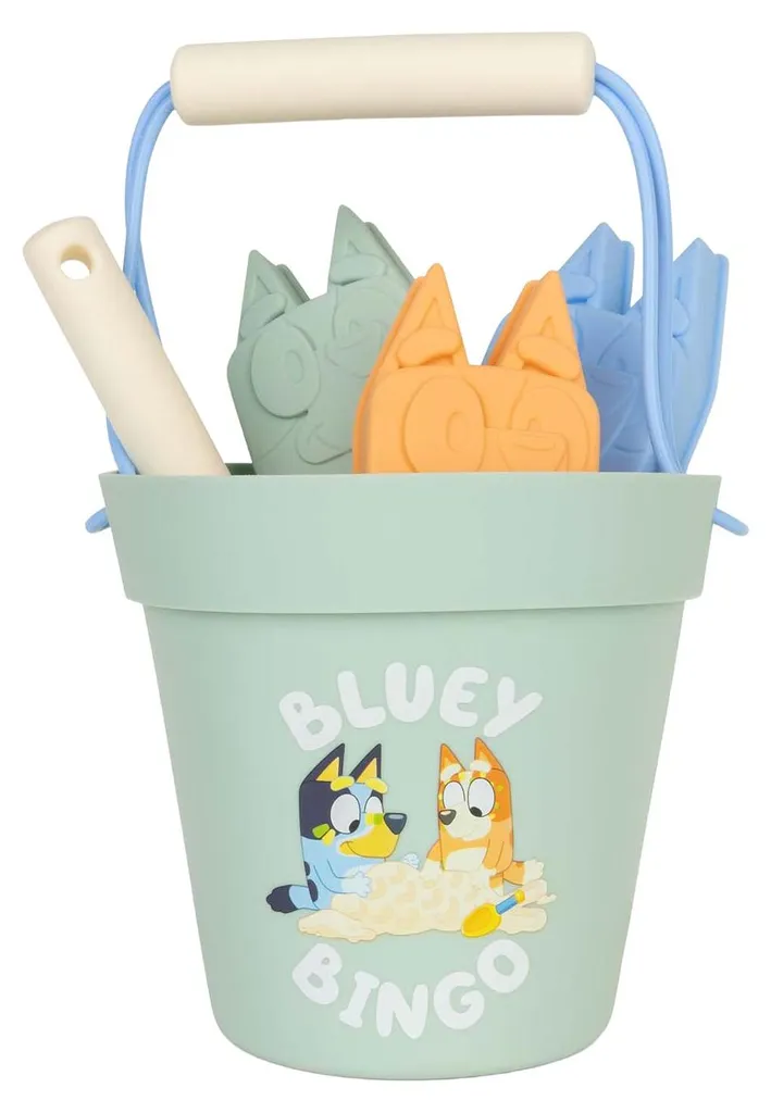 Kit de plage silicone Bluey incassable - Fini les jouets cassés à la mer