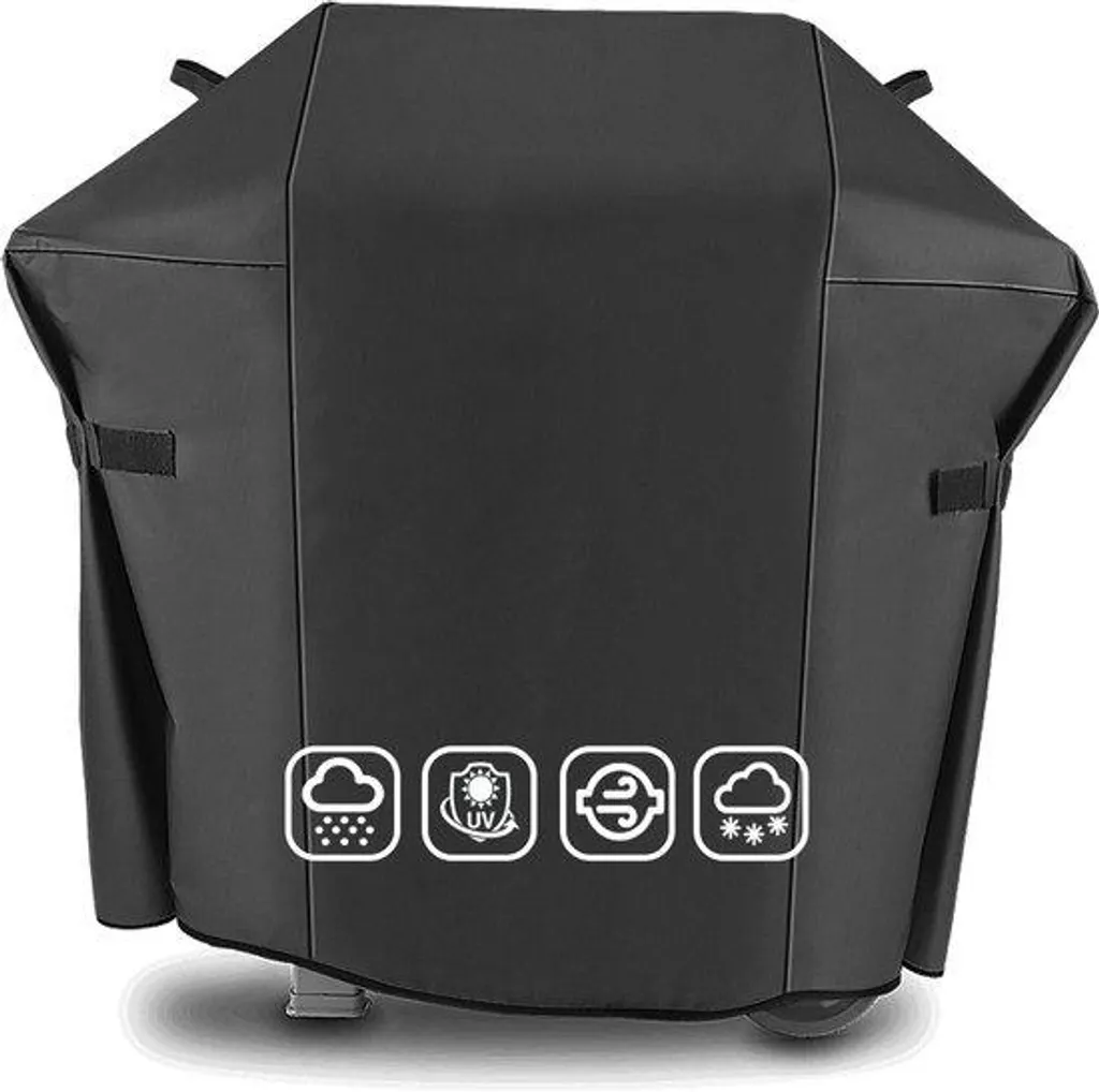 Bâche Barbecue Imperméable 141 cm - Housse de Protection Oxford 600D