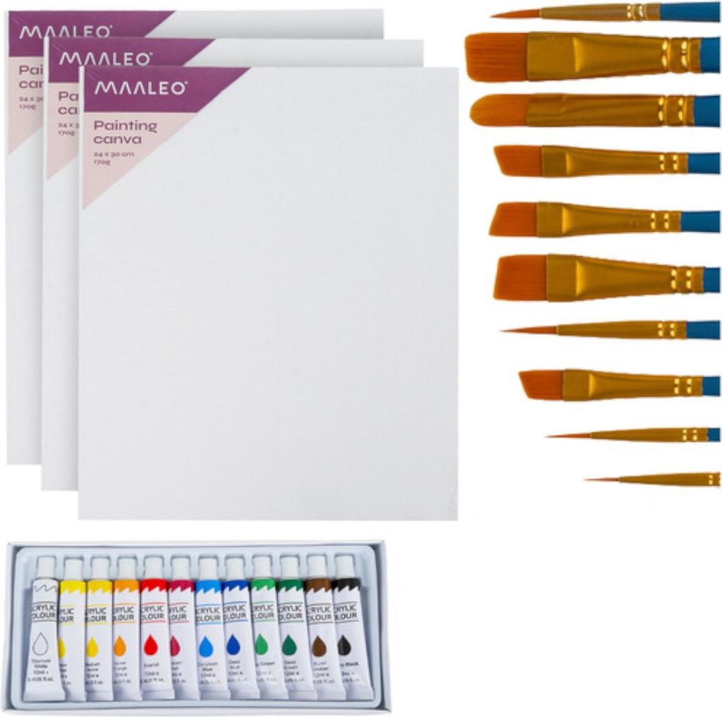 Maaleo 26338 Set di pittura creativa 26 pezzi Immagine del prodotto 
