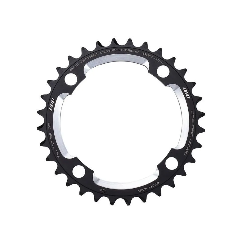 Plateau de Vélo Route BBB BCR-05 RoundAbout4 36T Noir Résistant