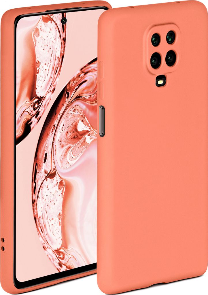 Soft-Case für Xiaomi Redmi Note 9 Pro, Farbe:Papaya