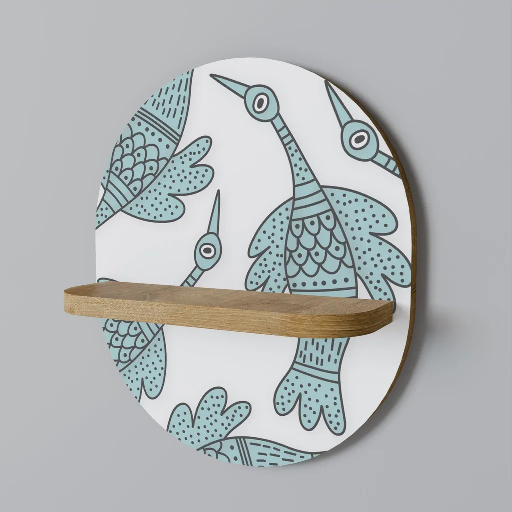 Étagère Murale Ovale pour Plantes et Déco : Organisez votre Salon avec Style