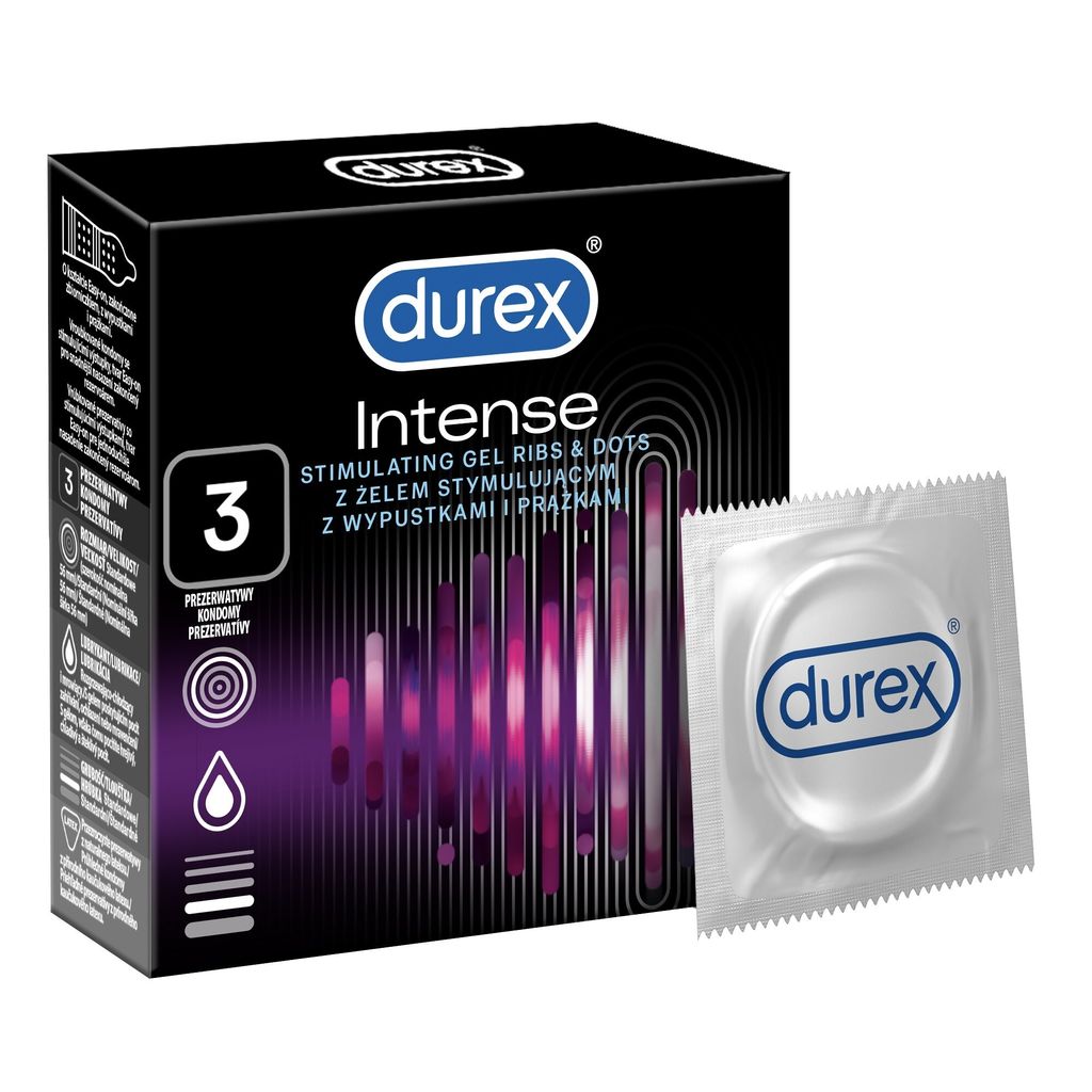 Préservatifs Durex Intensiv, 3 pièces Image du produit 