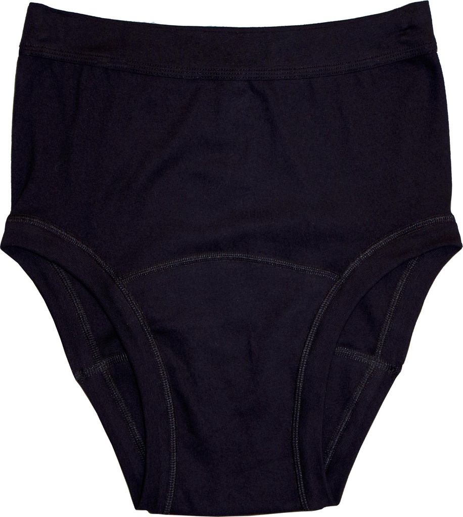 Damen Inkontinenz Slip Taillenslip schwarz Produktansicht