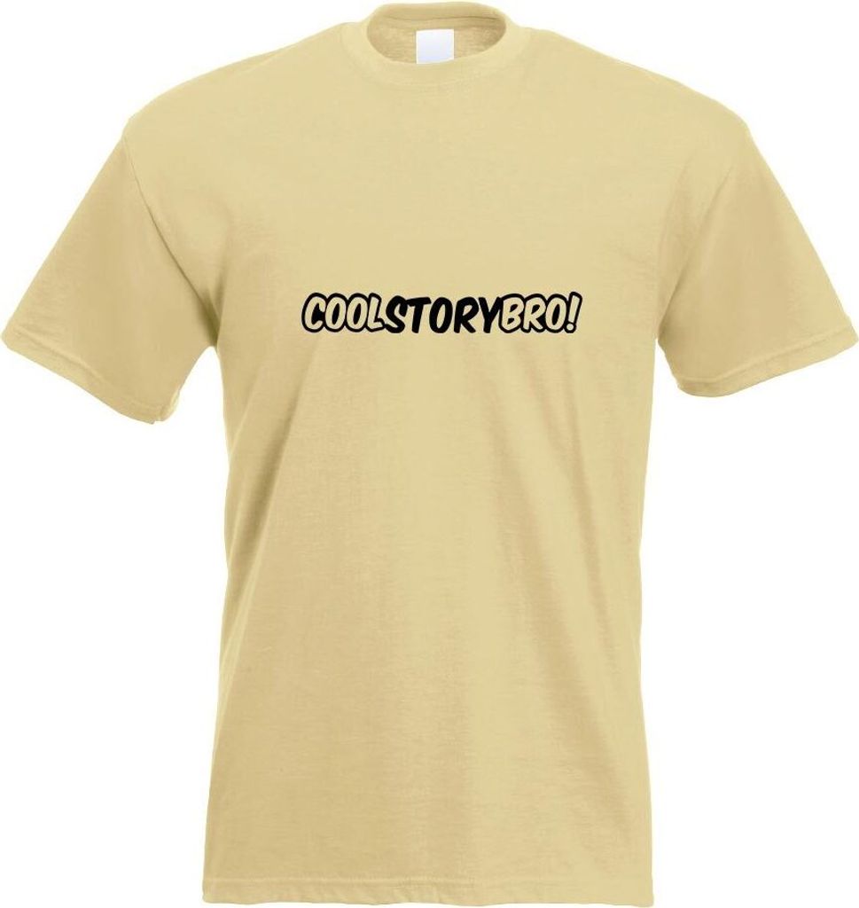 Kiwistar - T-Shirt - Khaki - Cool Story Bro Motiv Bedruckt Funshirt Design Print - mit Motiv Bedruckt - Funshirt Design - Sport - Freizeit - Herren...