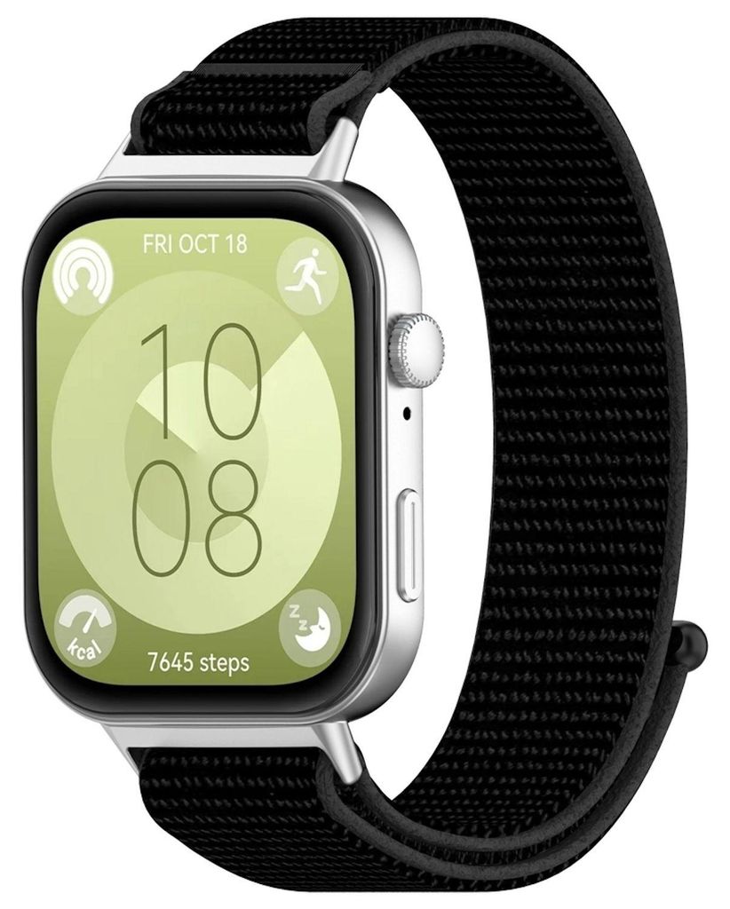 Cinturino per smartwatch in nylon con chiusura in velcro Immagine del prodotto 