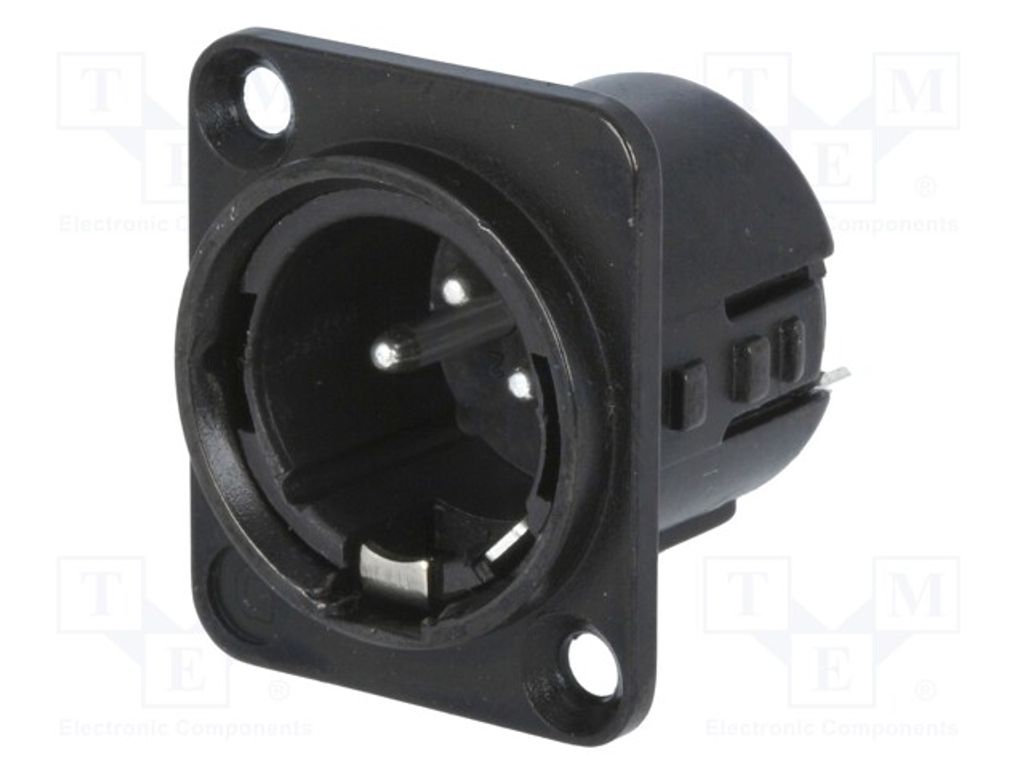 1x Buchse männlich gerade PIN: 3 verbert 15A 719-0300 -Steckverbinder 50V Löten