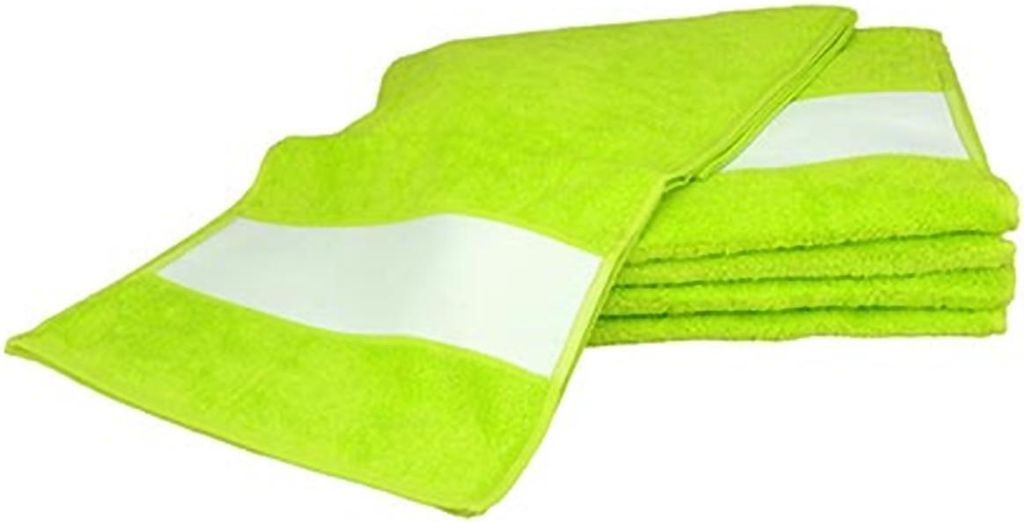 A&R AR083 | Handtuch SUBLI-Me Sport Towel, 30 x 140 cm - Farbe: Lime Green - Größe: 30 x 140 cm