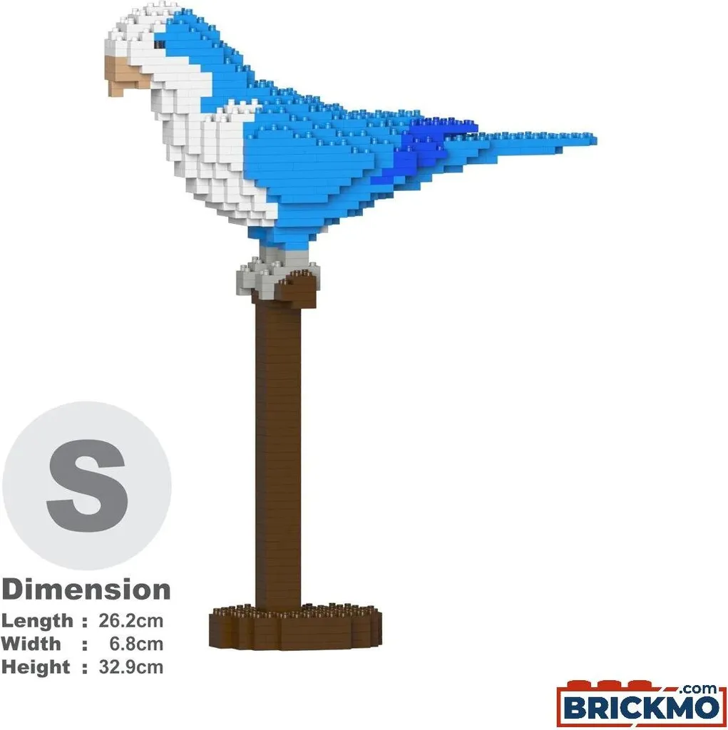 Modèle Perroquet JEKCA 01S-M02 : Puzzle 3D Stable sans Colle ni Désordre
