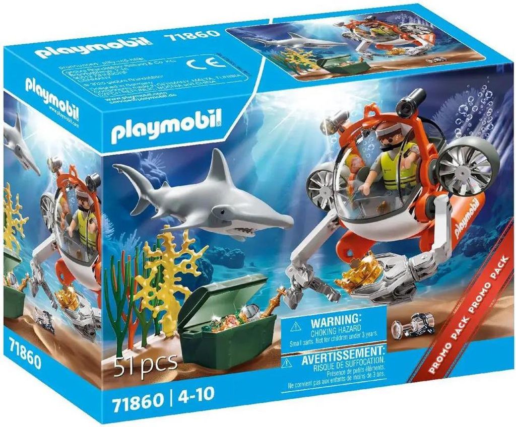 PLAYMOBIL 71860 Schatzsuche mit U-Boot