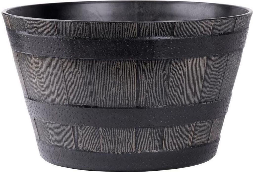 PROREGAL Blumentopf GDA Holz-effekt 832, 39x28cm, Fass
