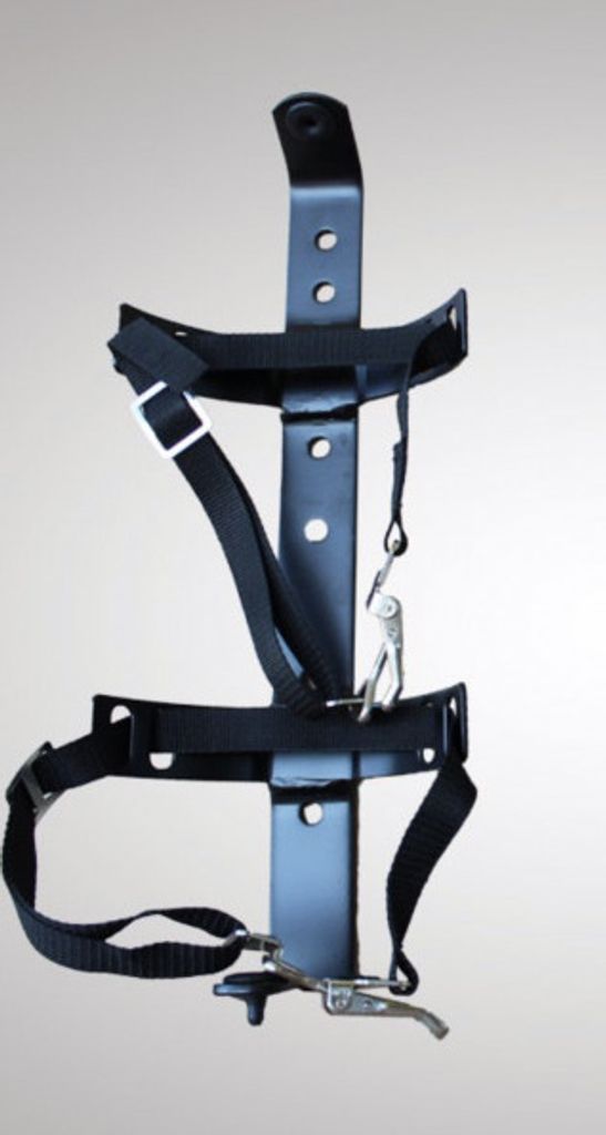 KFZ Halterung Feuerlöscher bis 6Kg Spanngurt, schwarz - KFZ-Halter Befestigung