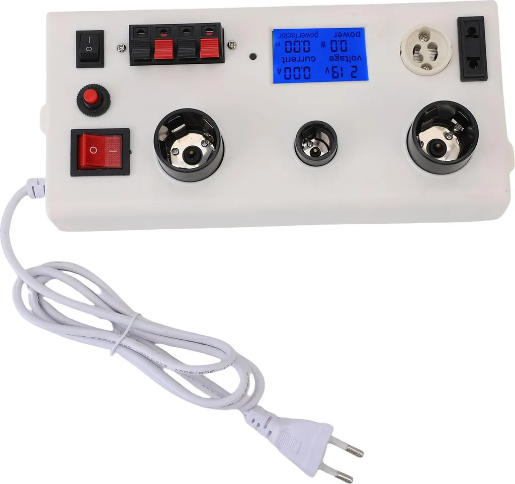 Testeur LED Multifonction Courant et Tension avec Prise EU 85-265V