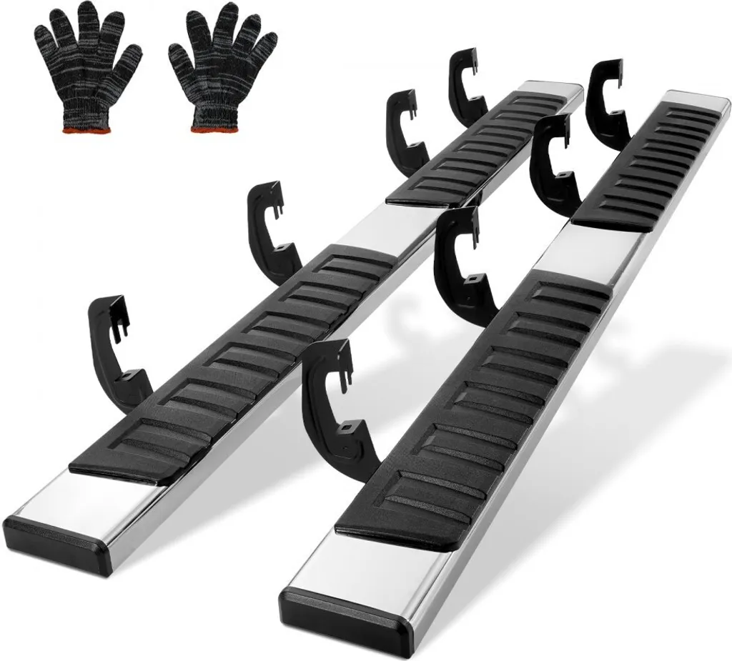 Marchepieds 6 pouces pour Chevy Silverado et GMC Sierra 2007-2018